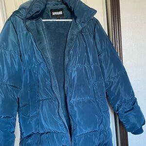 Apparis Women's Deep Blue Puffer Jacket